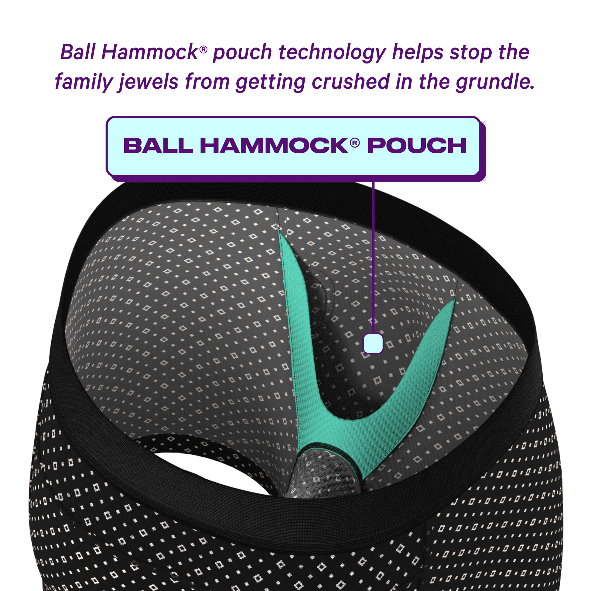  The Precious Stones | Diamond ParadICE™ Cooling Ball Hammock® Pouch Underwear