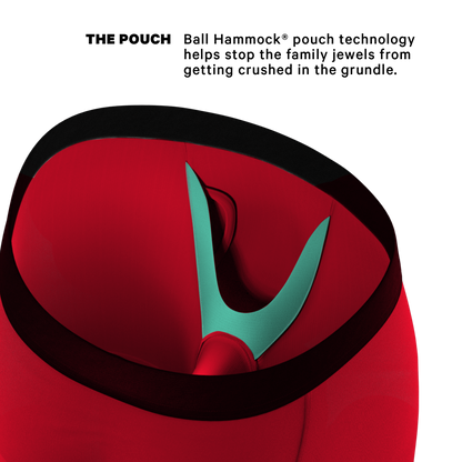  The Red Dong Effect | Red Long Leg Ball Hammock® Pouch Underwear With Fly