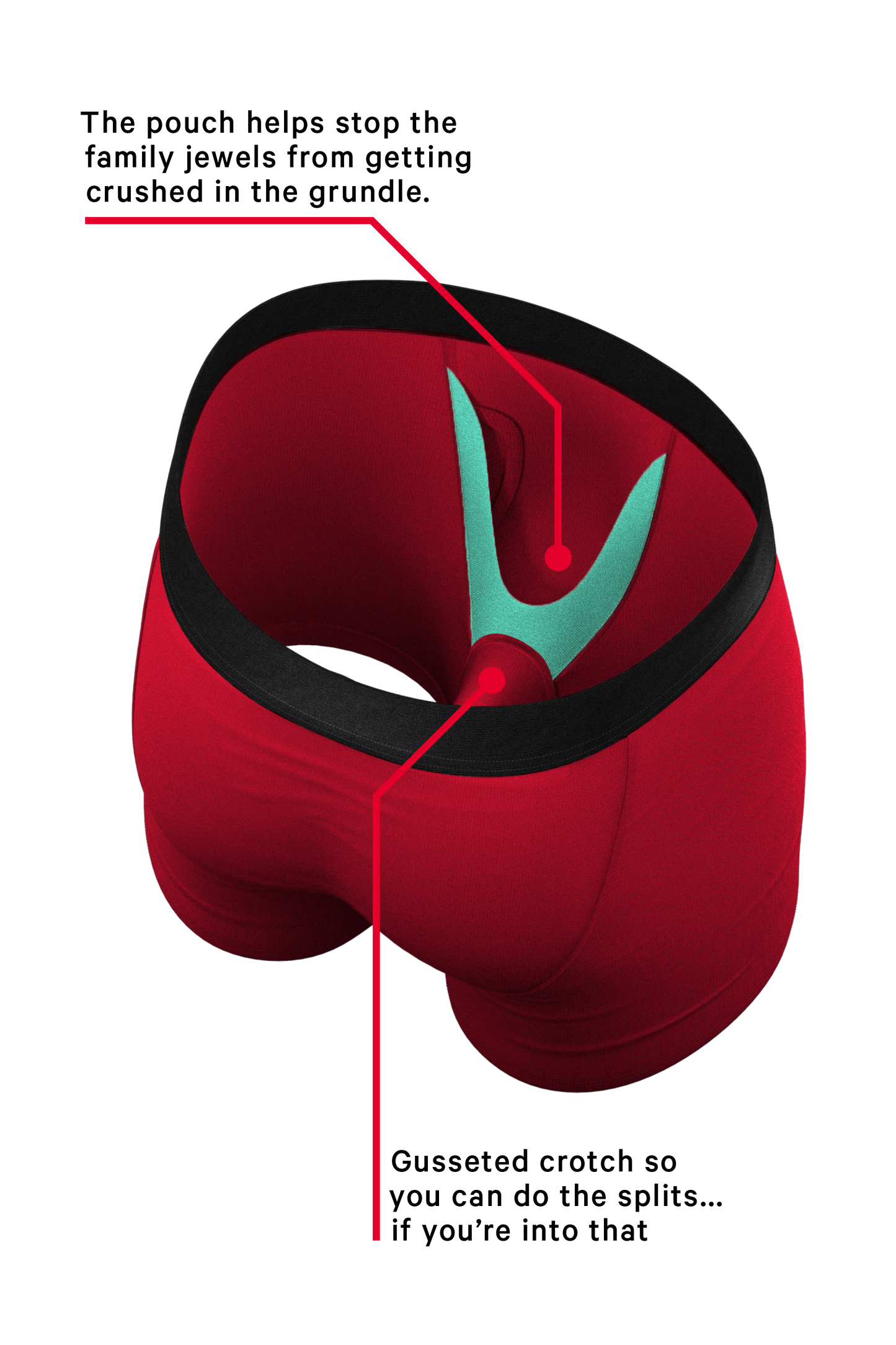  The Red Dong Effect | Red Ball Hammock® Pouch Underwear With Fly