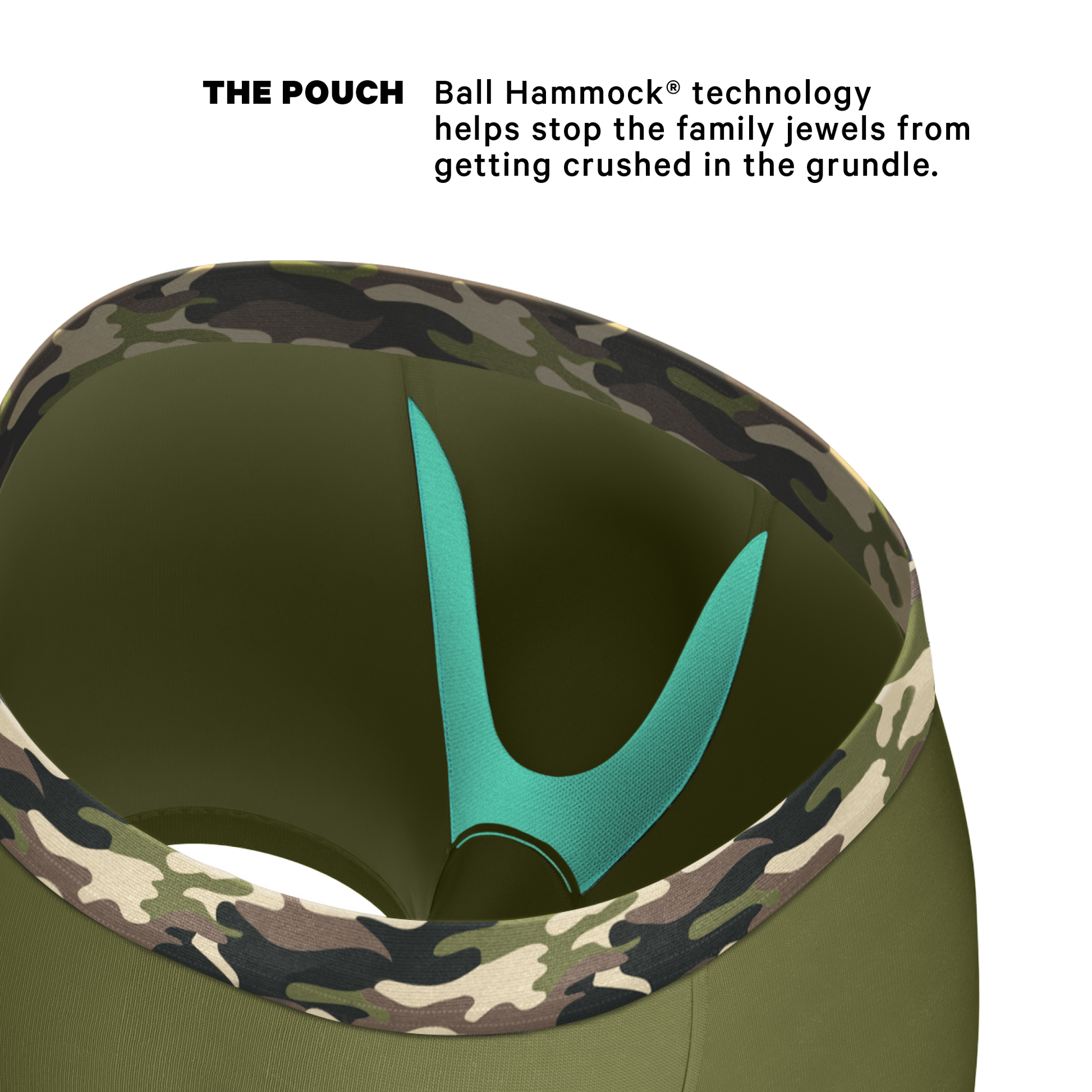  The Reinforcement | Tonal Camo Ball Hammock® Pouch Underwear