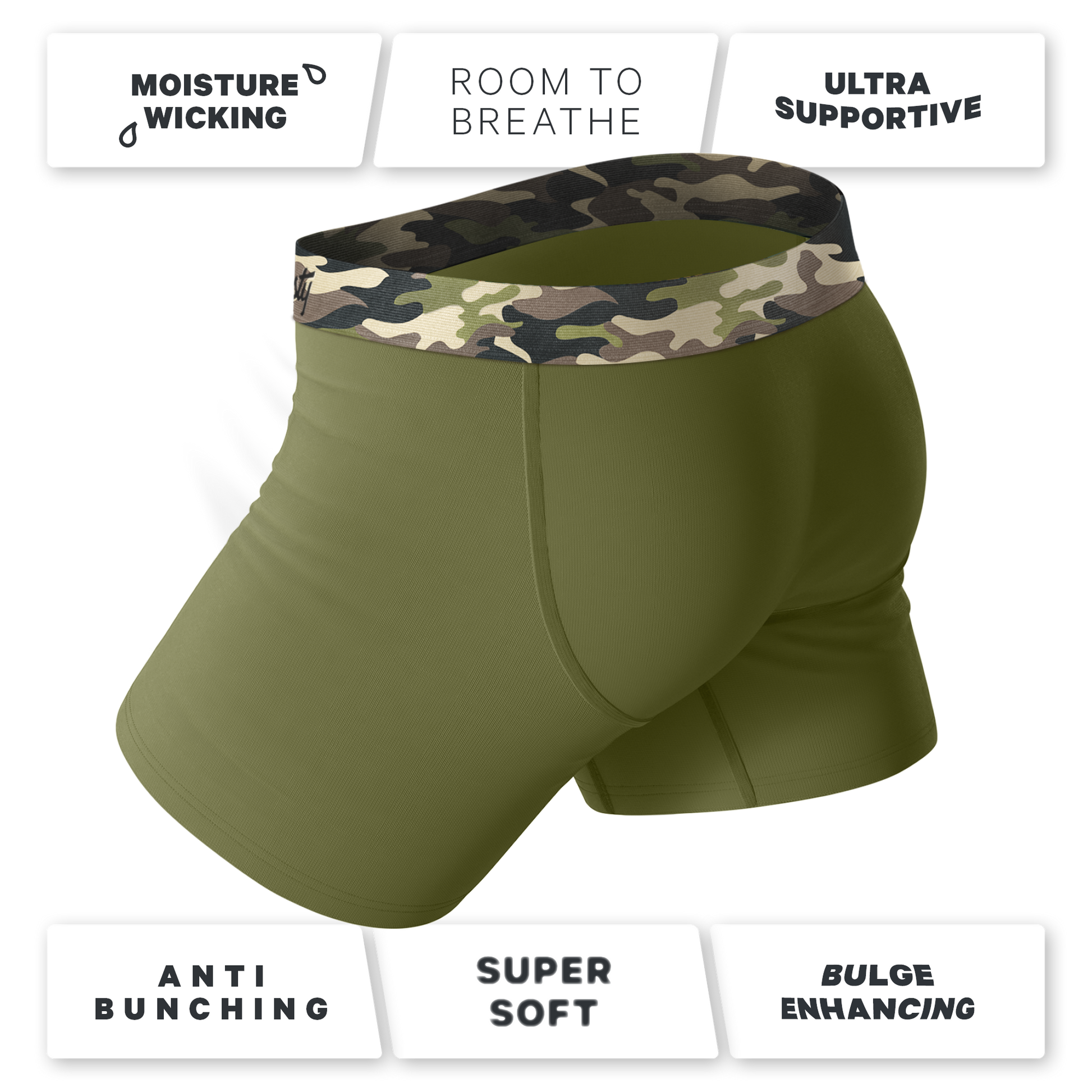  The Reinforcement | Tonal Camo Ball Hammock® Pouch Underwear