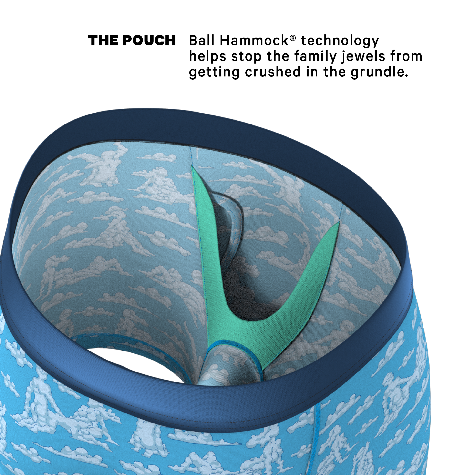  The Reverse Cloud Girl | Cloud Ball Hammock® Pouch Underwear With Fly