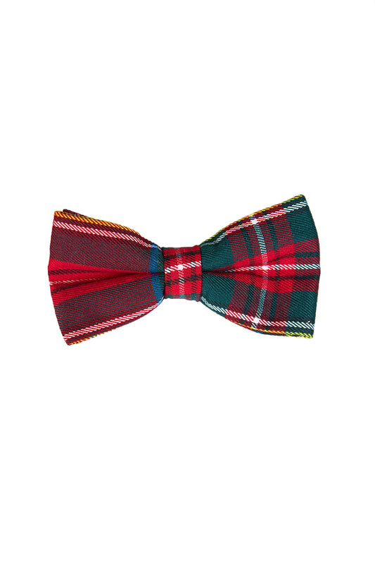 The Rockefeller | Red And Green Plaid Bow Tie