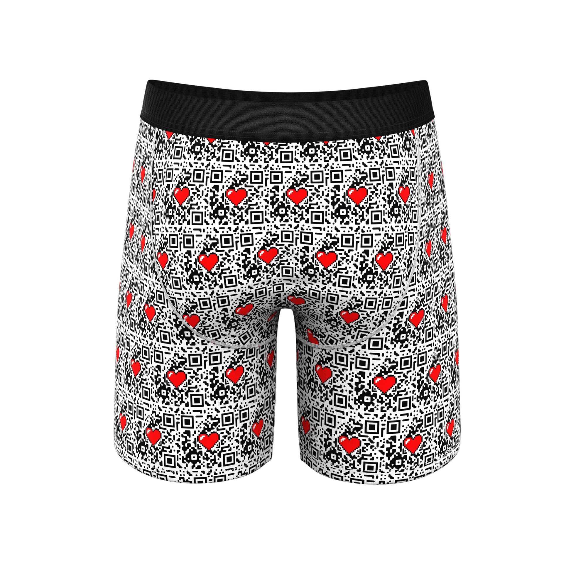  The Scan Me | QR Code Long Leg Ball Hammock® Pouch Underwear With Fly