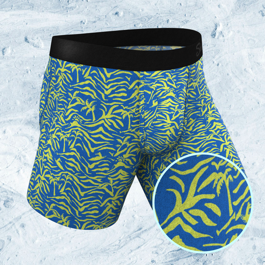  The Sea Breeze | Tropical Palm Tree ParadICE™ Cooling Ball Hammock® Underwear