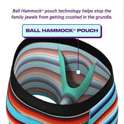  The Sedona Siesta | Blue And Orange ParadICE™ Cooling Ball Hammock® Pouch Underwear