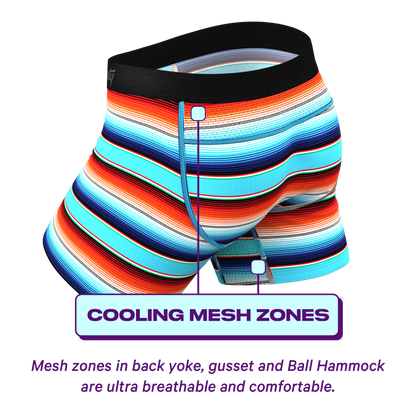  The Sedona Siesta | Blue And Orange ParadICE™ Cooling Ball Hammock® Pouch Underwear