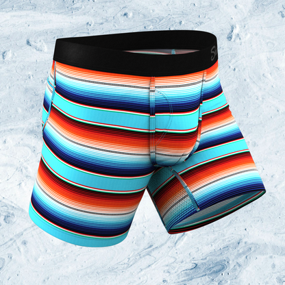  The Sedona Siesta | Blue And Orange ParadICE™ Cooling Ball Hammock® Pouch Underwear