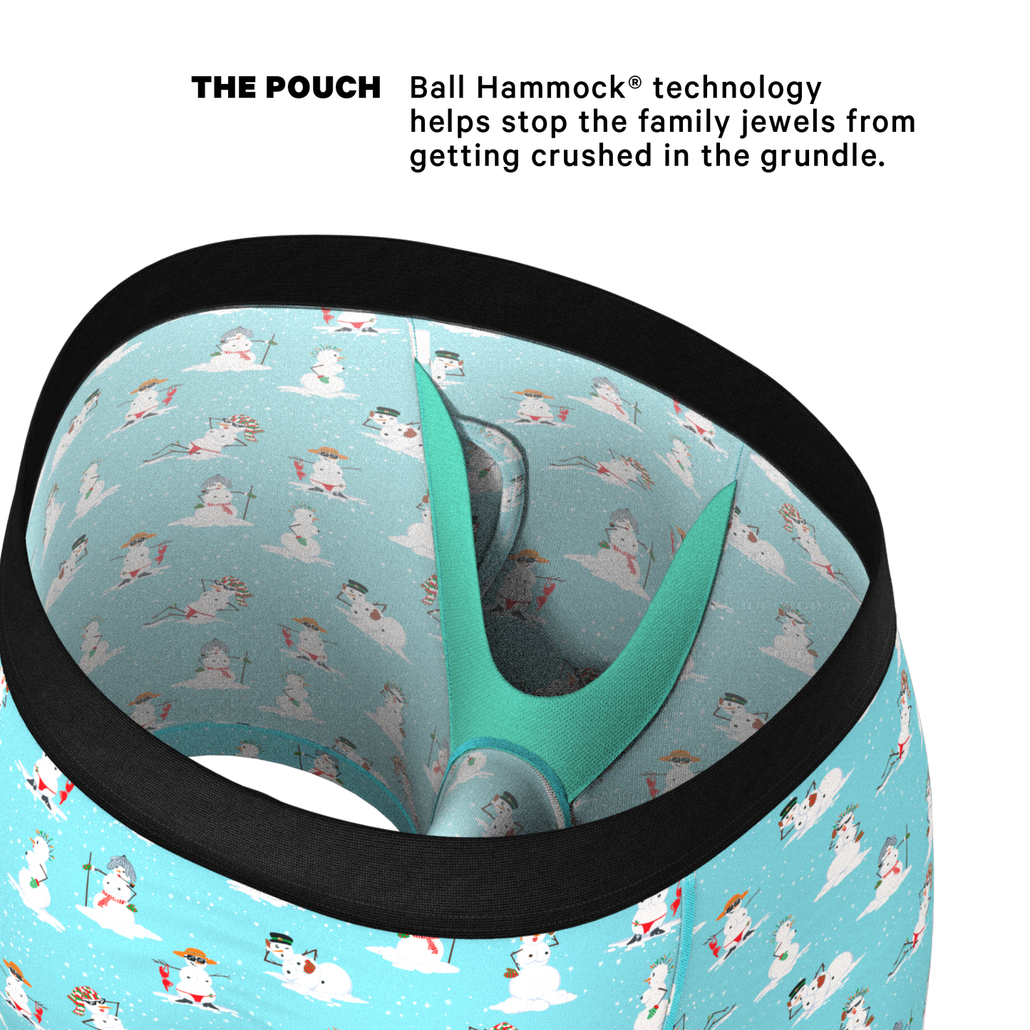  The Frosty Mistress | Snow Women Ball Hammock® Pouch Underwear With Fly