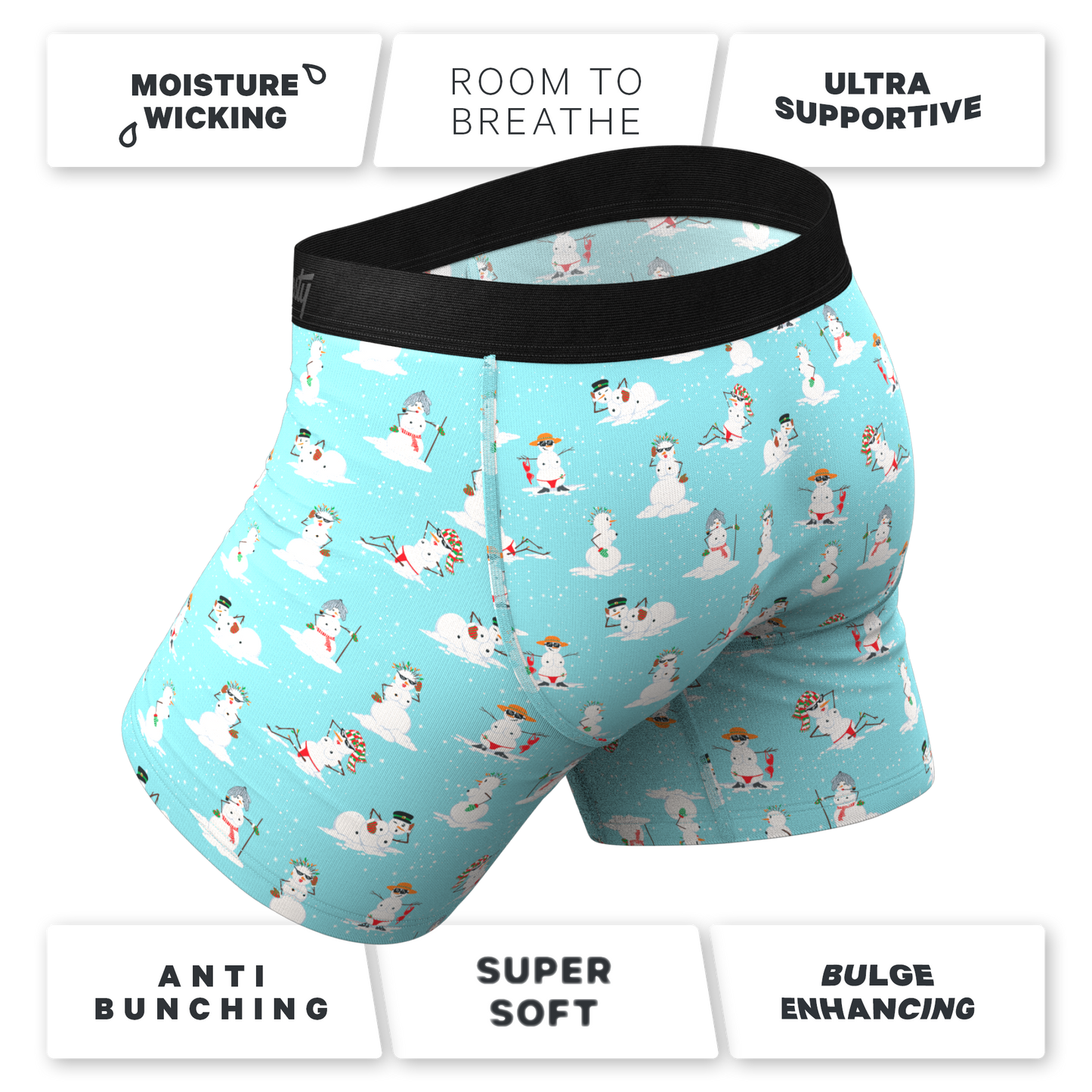  The Frosty Mistress | Snow Women Ball Hammock® Pouch Underwear With Fly