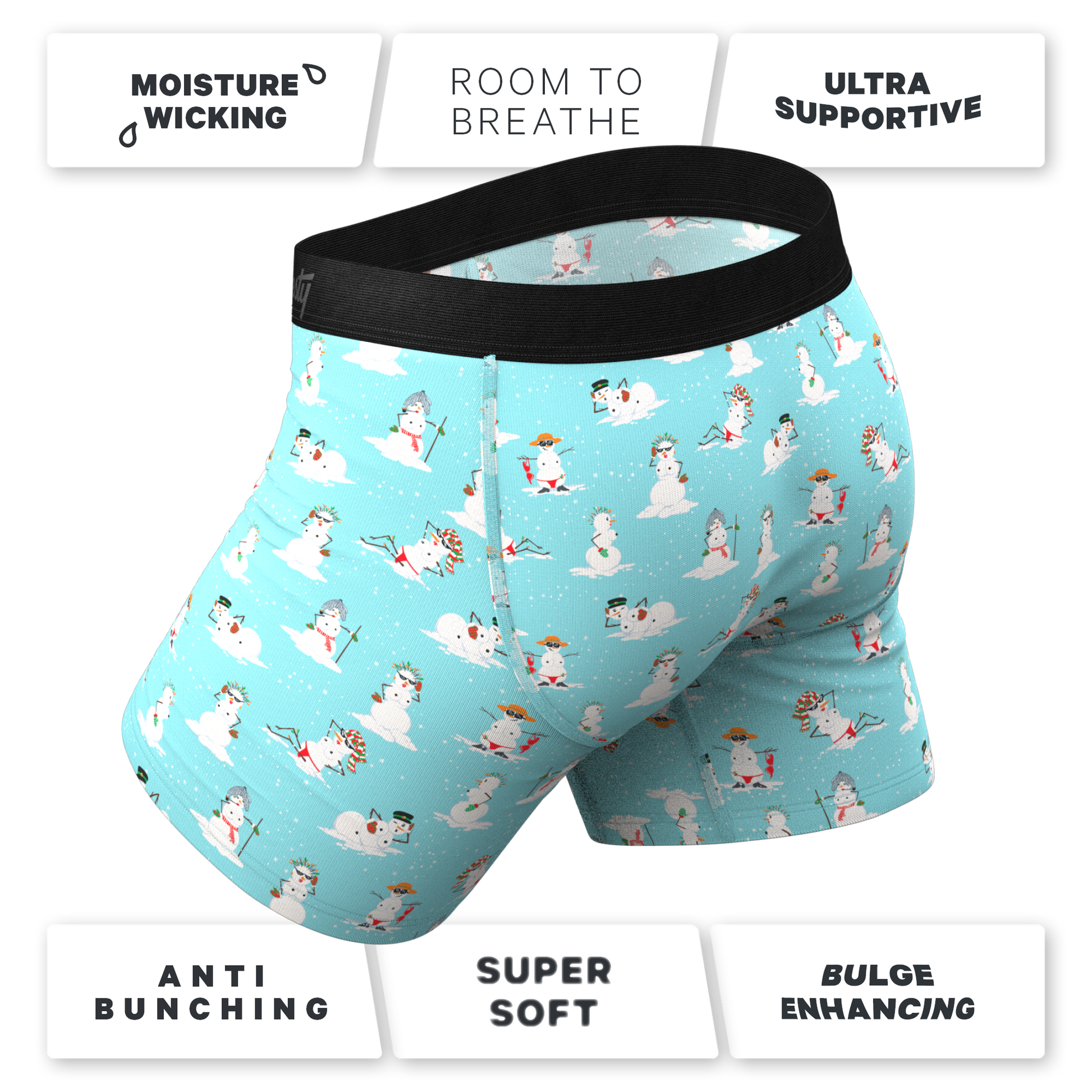  The Frosty Mistress | Snow Women Ball Hammock® Pouch Underwear With Fly