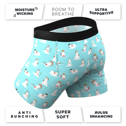 The Frosty Mistress | Snow Women Ball Hammock® Pouch Underwear With Fly
