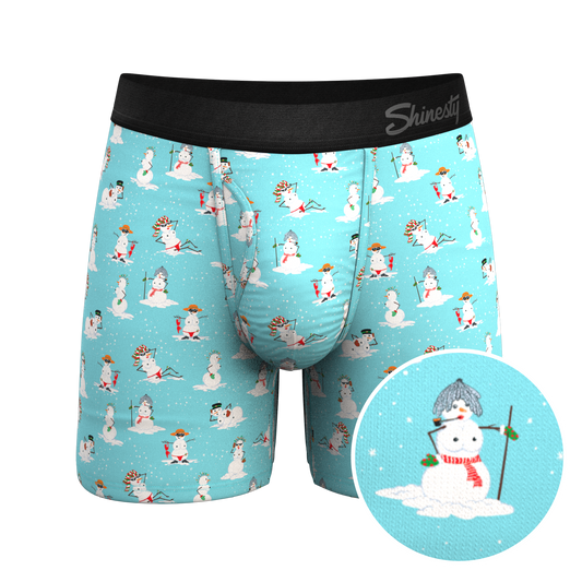  The Frosty Mistress | Snow Women Ball Hammock® Pouch Underwear With Fly