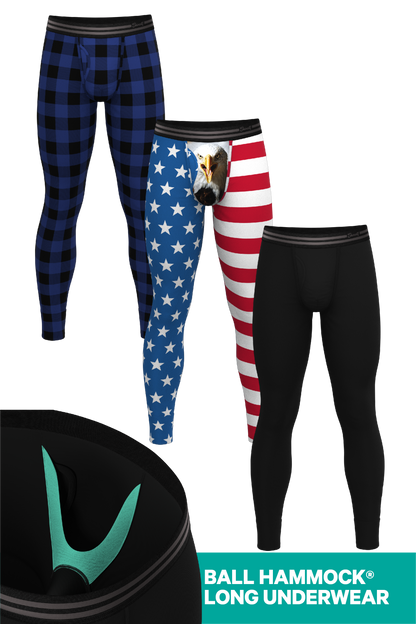  The Snug As A Bug | Ball Hammock® Long Johns 3 Pack
