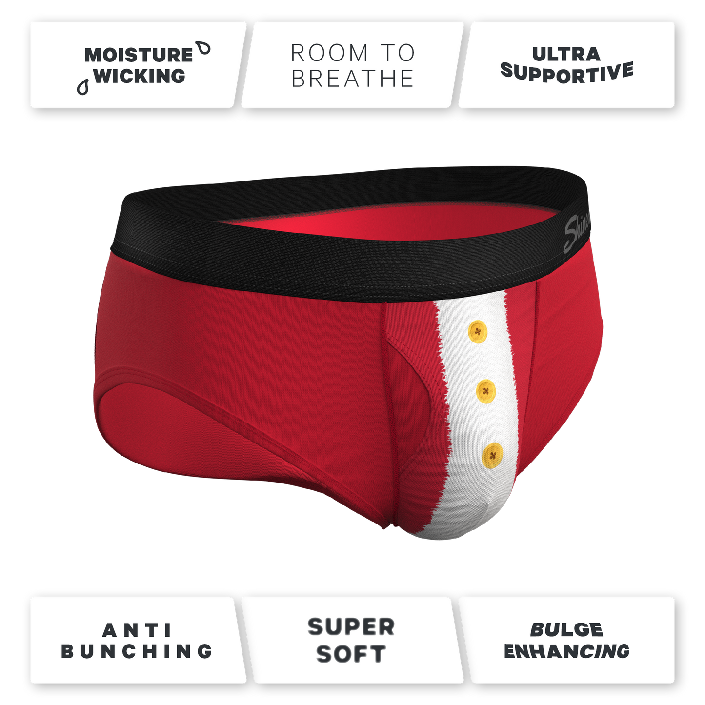  The St. Knickers | Santa Belt Ball Hammock® Pouch Underwear Briefs