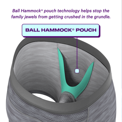  The Storm Cloud | Grey ParadICE™ Cooling Ball Hammock® Underwear