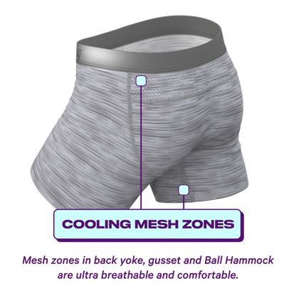  The Storm Cloud | Grey ParadICE™ Cooling Ball Hammock® Underwear