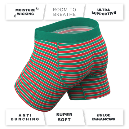  The Stripe Club | Christmas Striped Ball Hammock® Pouch Underwear