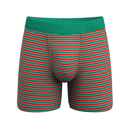  The Stripe Club | Christmas Striped Ball Hammock® Pouch Underwear
