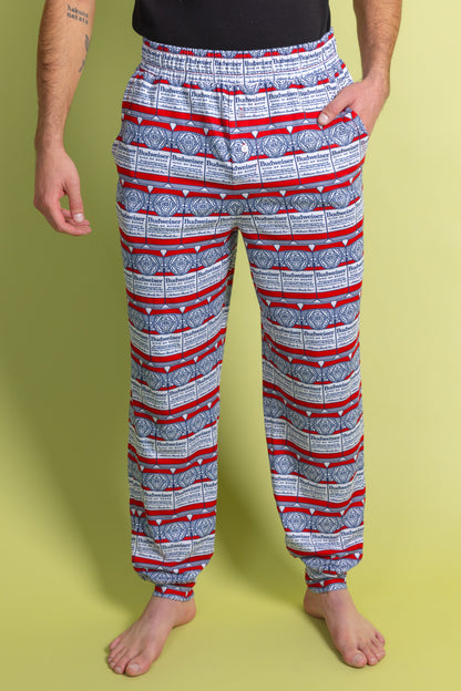  The Happy Hour | Mens Budweiser Can Pajama Bottom