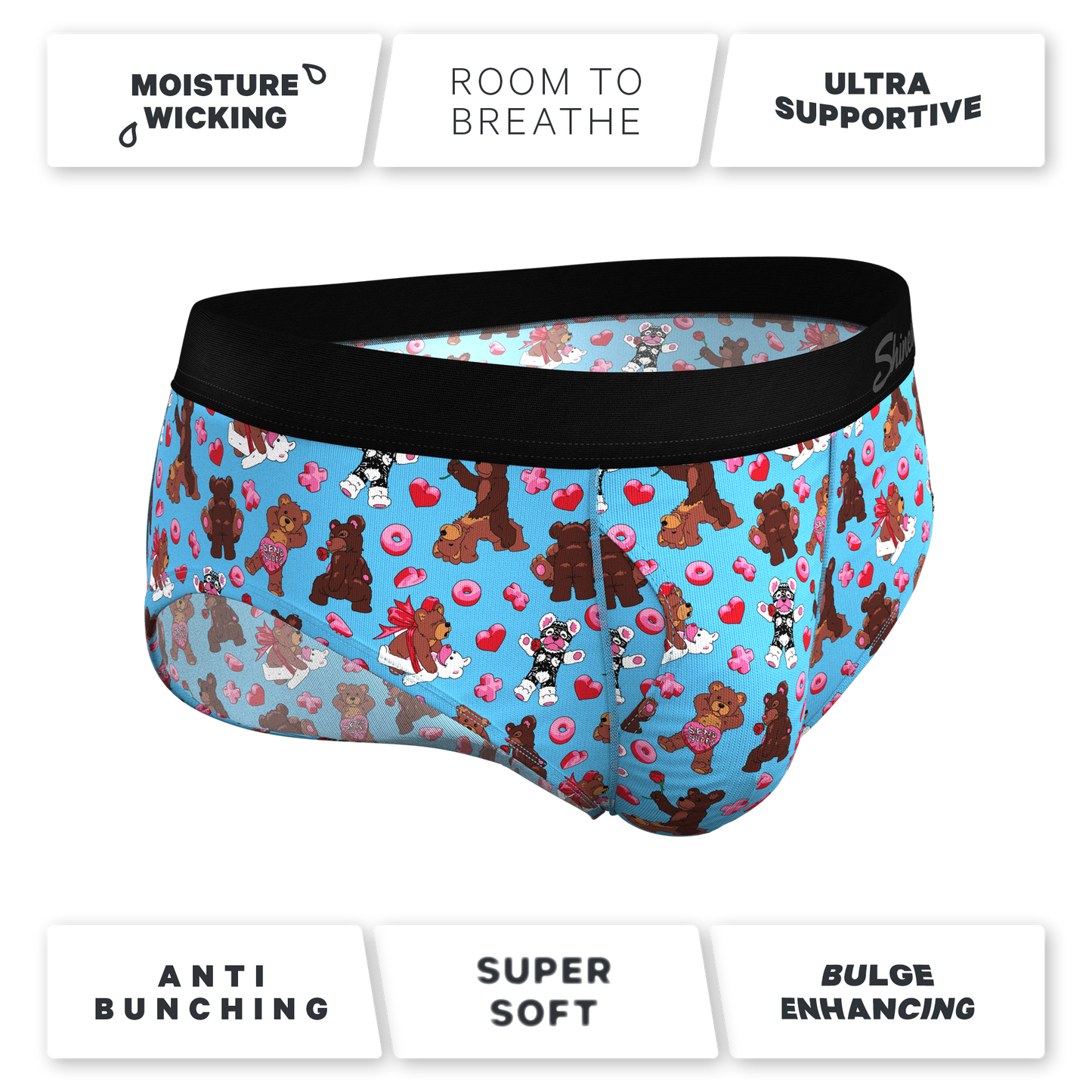  The Stuffed Animal | Teddy Bear Ball Hammock® Pouch Underwear Briefs