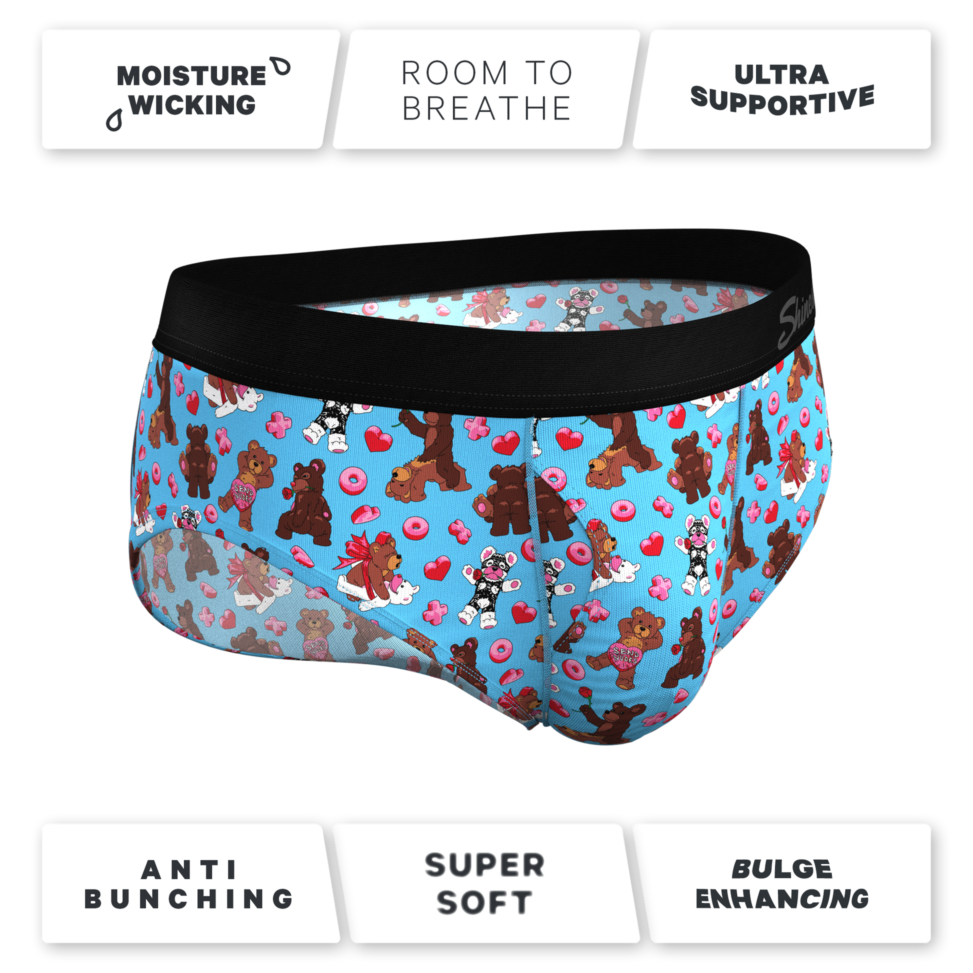  The Stuffed Animal | Teddy Bear Ball Hammock® Pouch Underwear Briefs