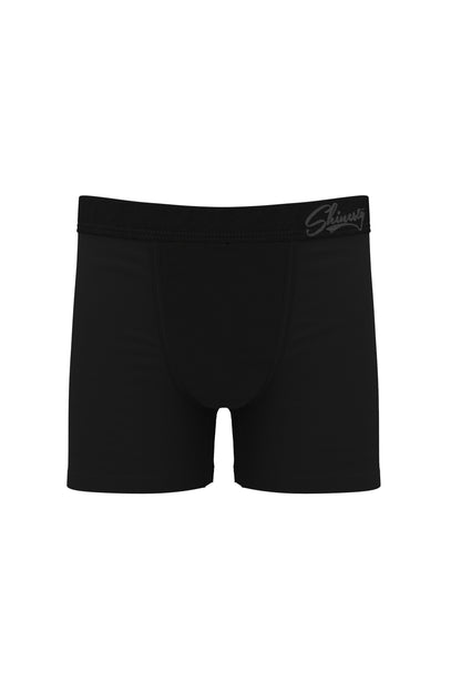  The Threat Level Midnight | Solid Black Boys Boxers