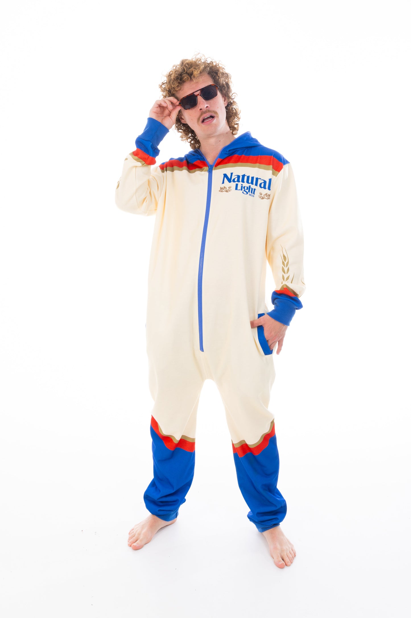  The Act Natural | Natural Light Retro Ski Onesie
