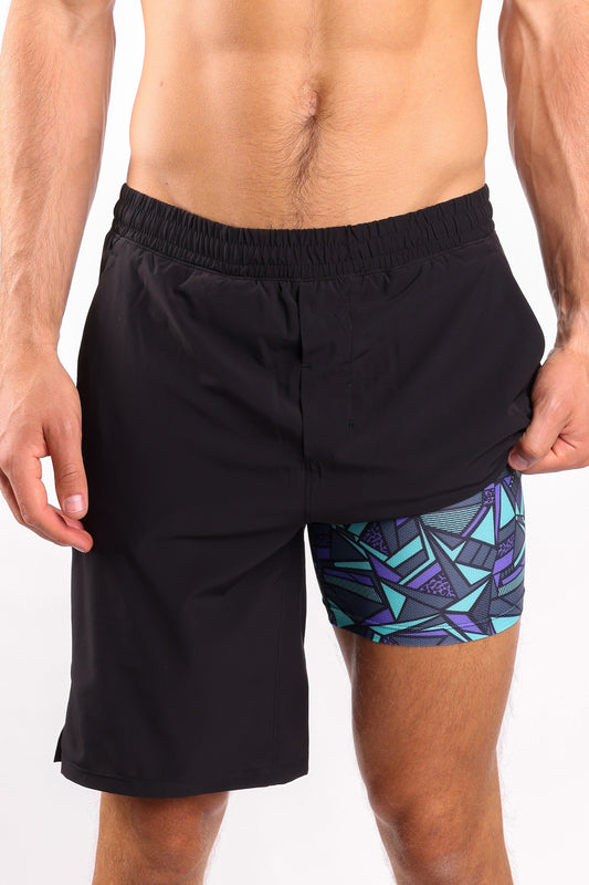 The Anti-Bounce | Black Ball Hammock® 9 Inch Athletic Shorts