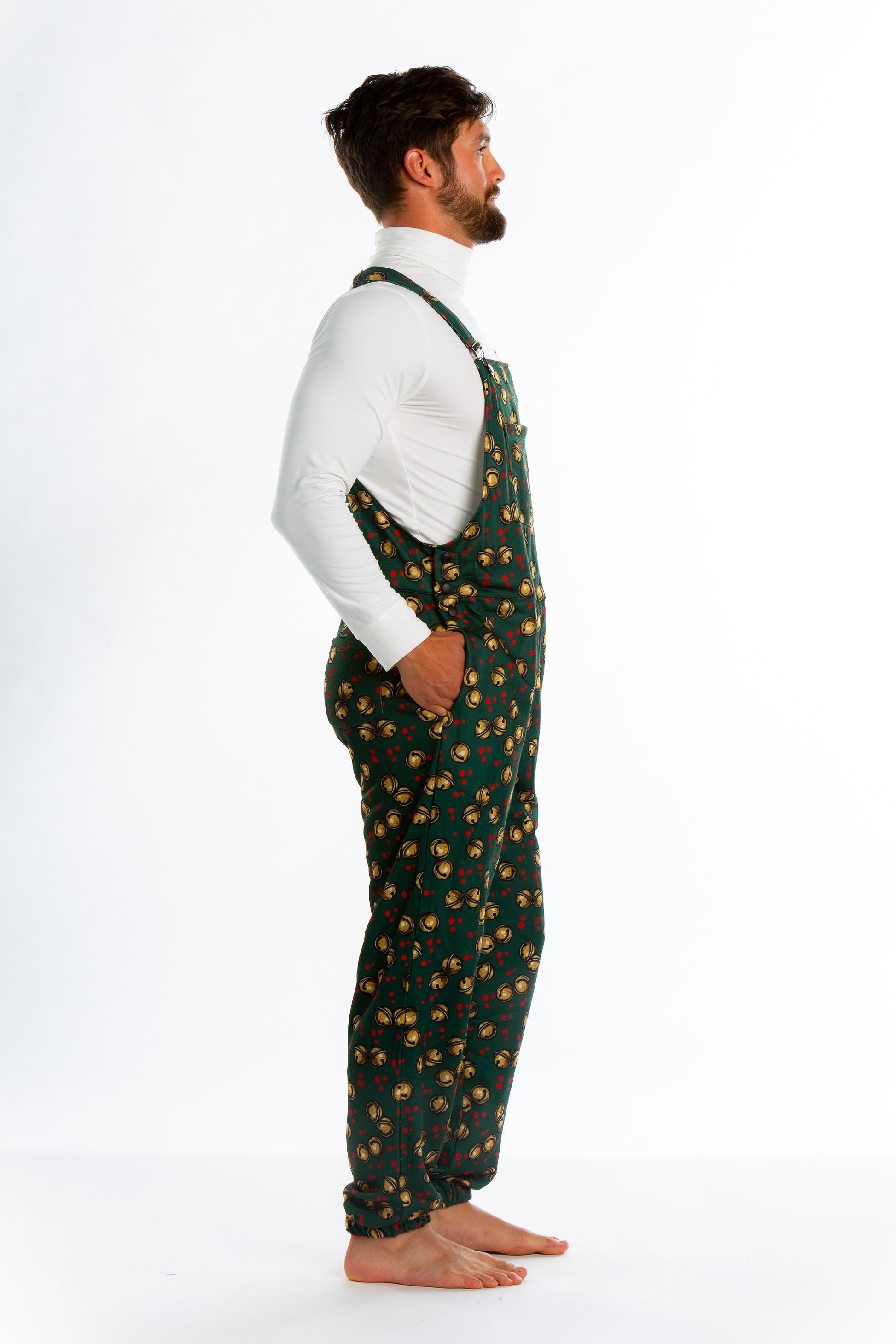  The Bells On Bobtail | Mens Jingle Bells Pajamaralls®