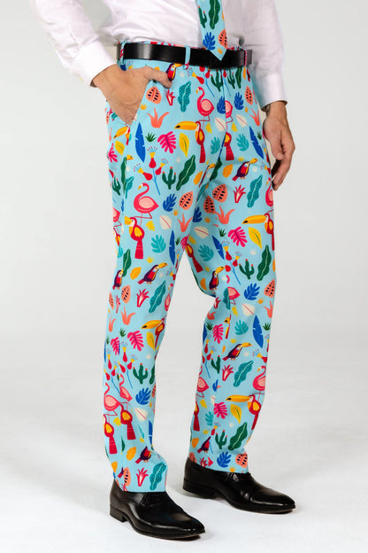  The Birds Of Paradise | Tropical Bird Suit Blazer