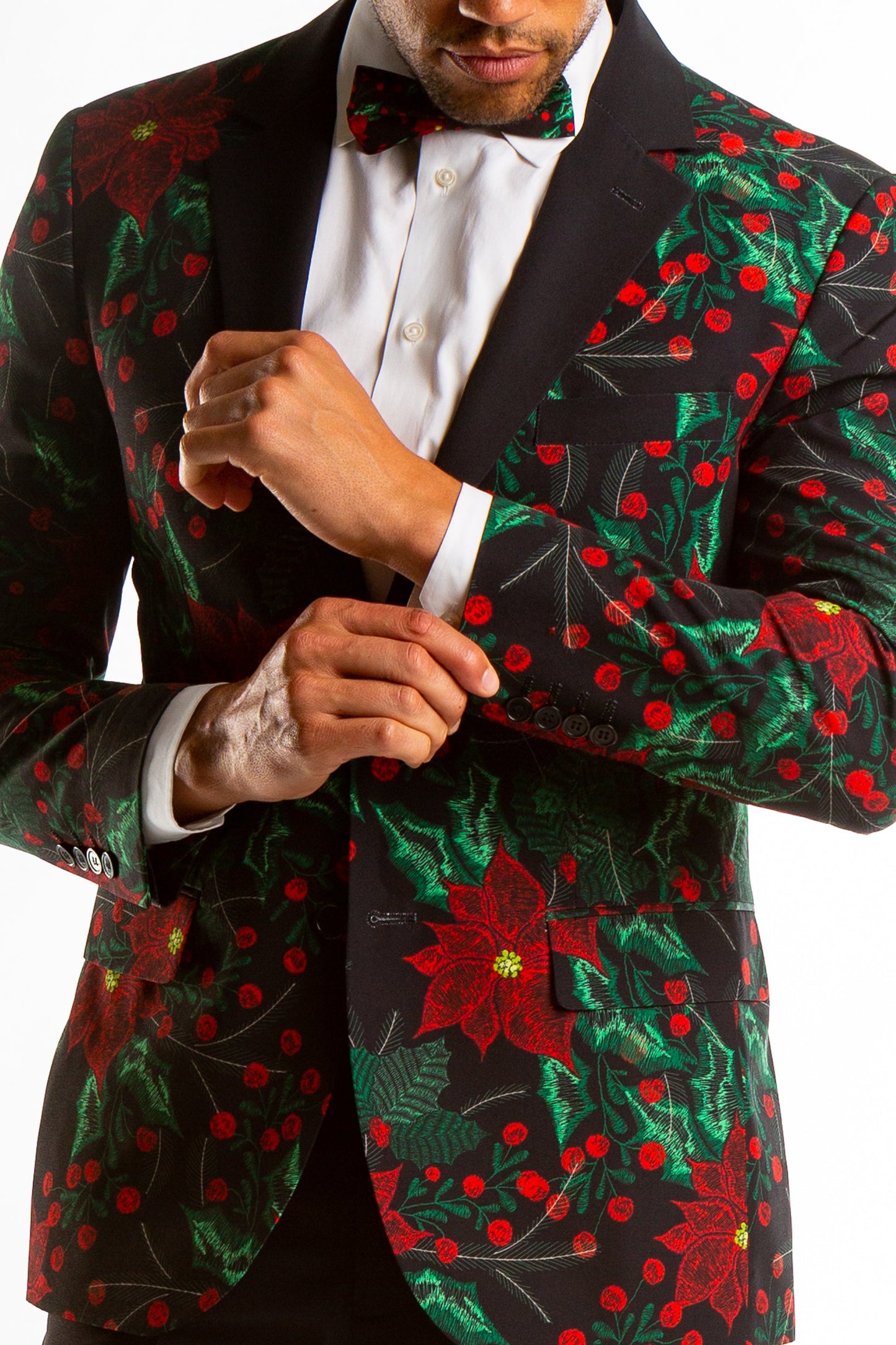 The Centerpiece | Poinsettia Ugly Christmas Suit