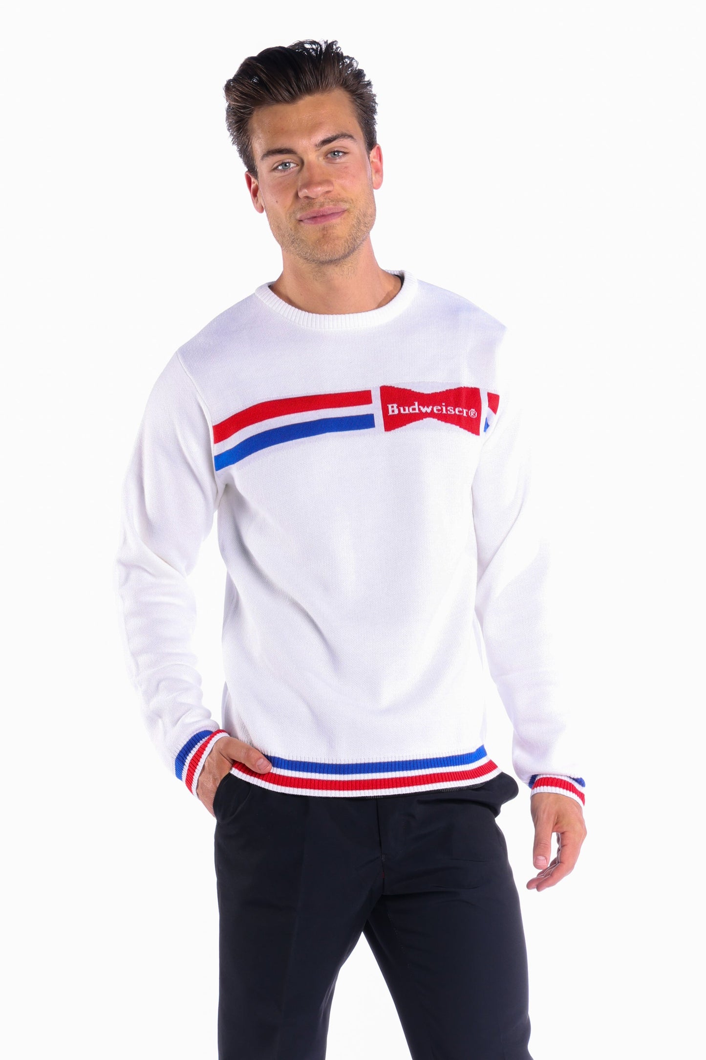  The Clydesdale | Retro Budweiser Holiday Sweater