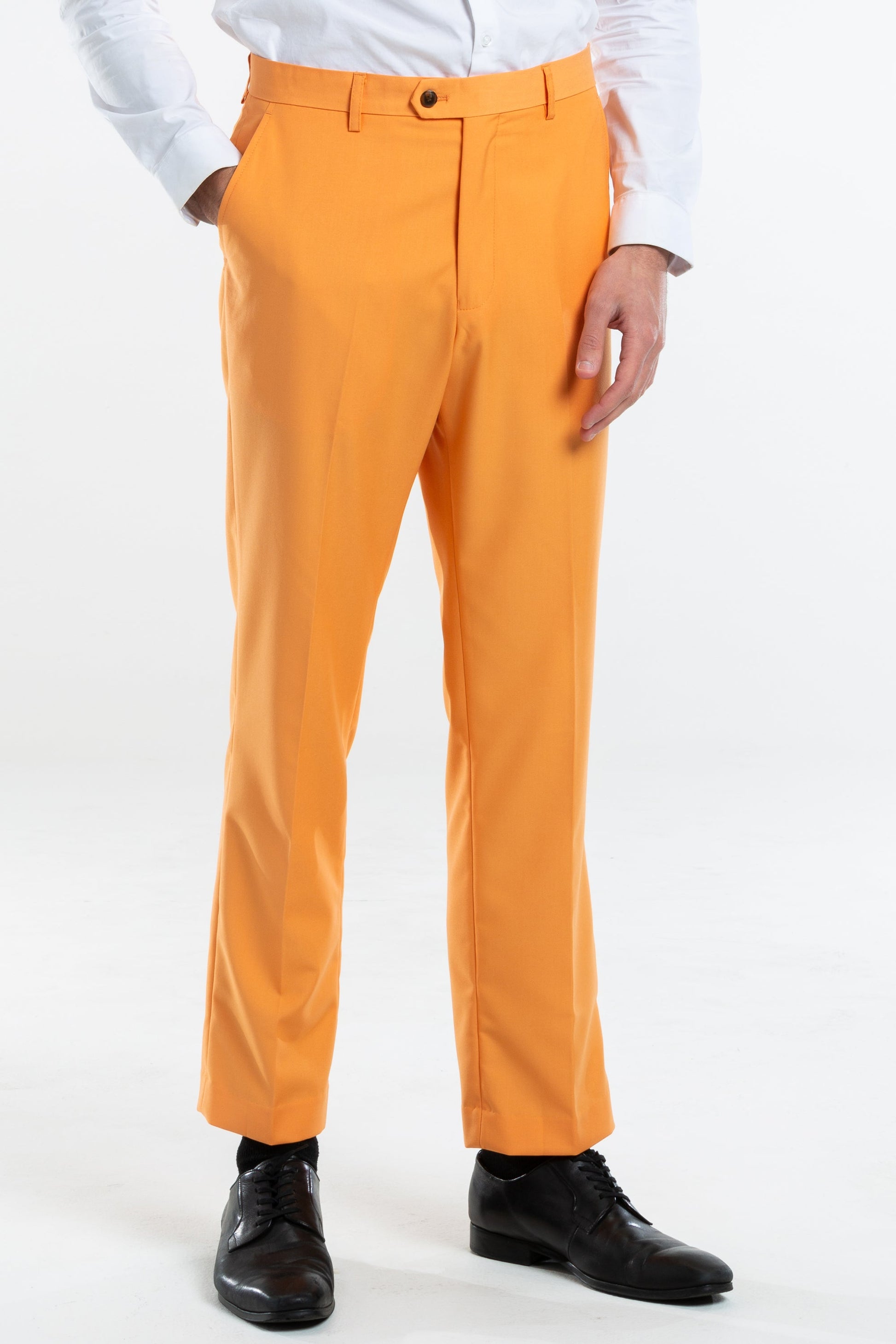  The Creamsicle | Orange Pastel Suit Pants