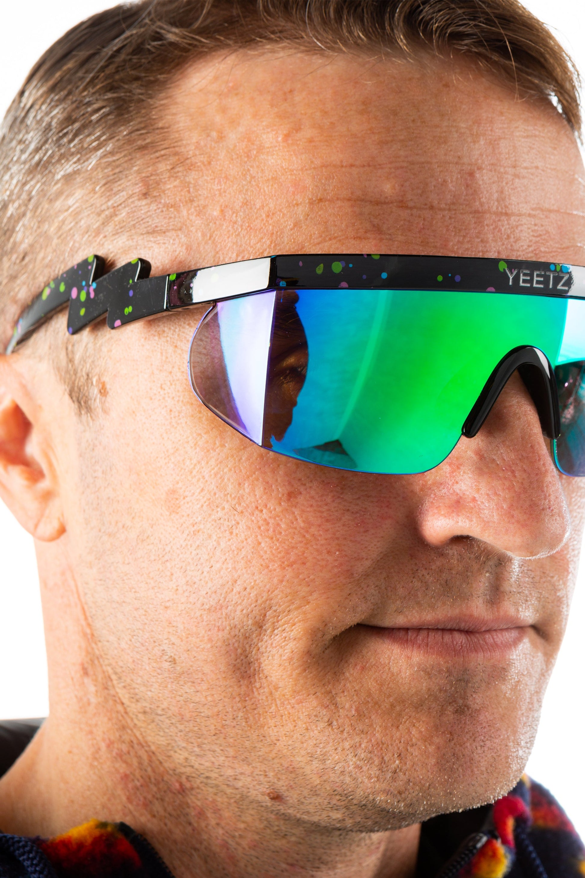  The Drop | Black And Blue Mirrored Sunglasses