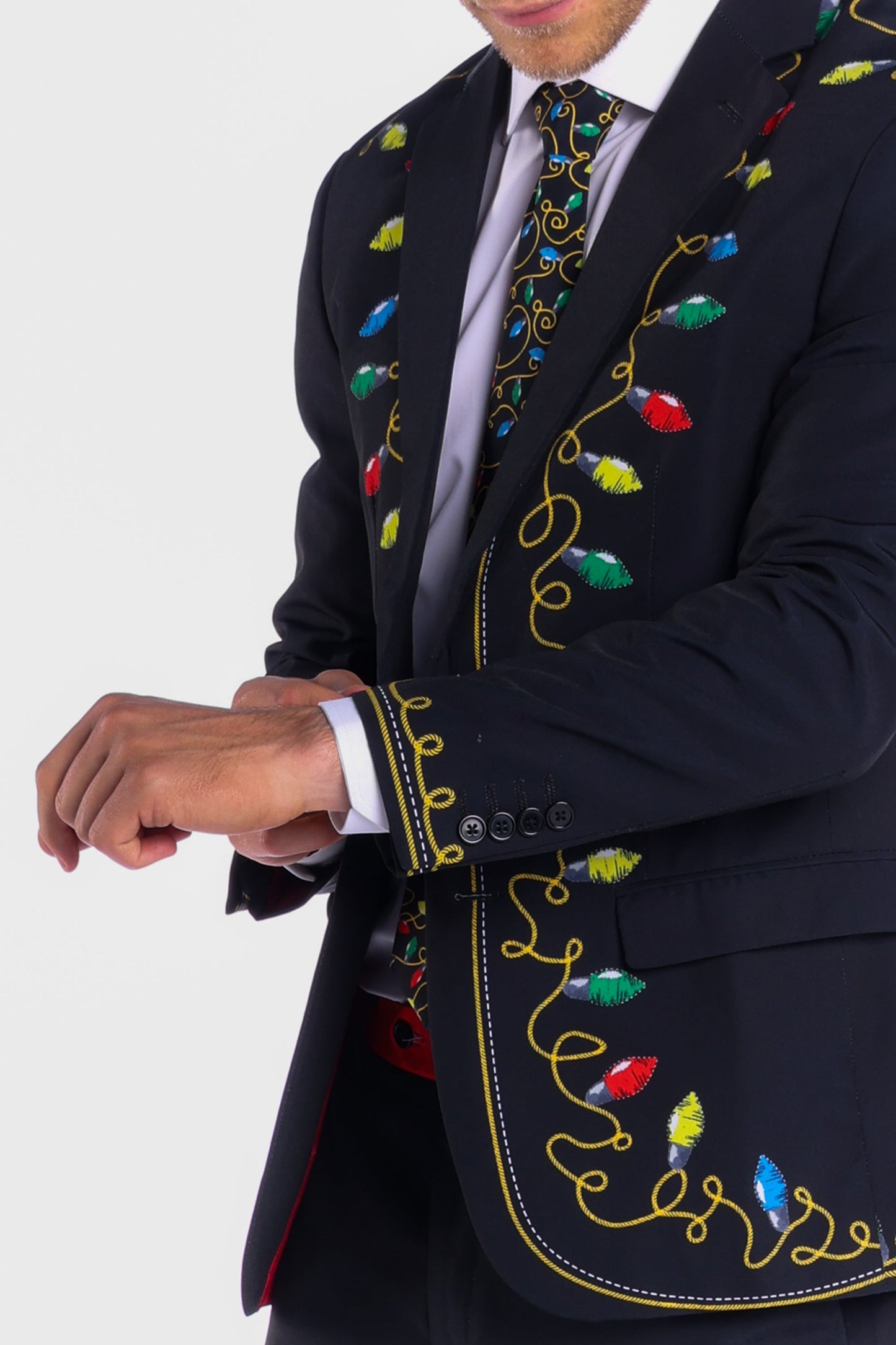  The Duke Of December | Christmas Lights Ugly Christmas Suit