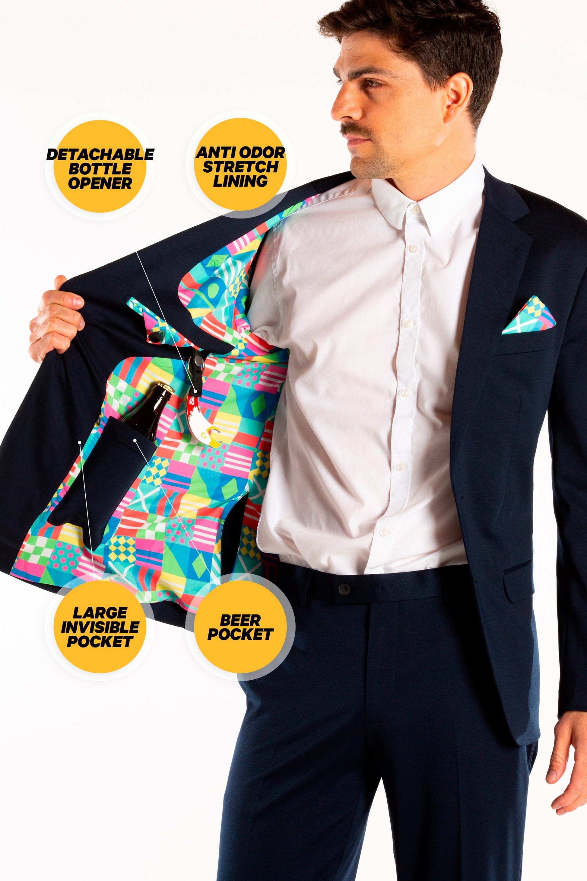  The Executive | Patchwork Flag Ultimate Suit