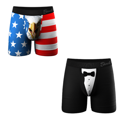  The Gentlemans Choice | Best Sellers Ball Hammock® Pouch Underwear With Fly 4 Pack