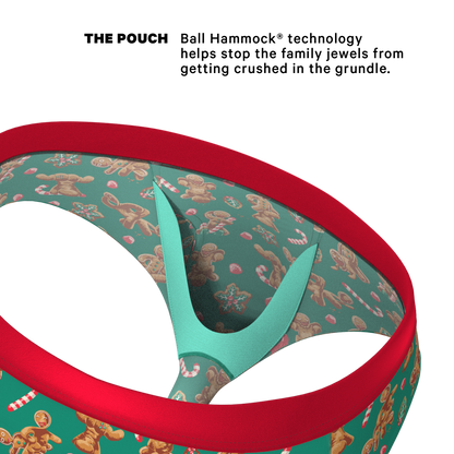  The Ginger Rail | Gingerbread Ball Hammock® Pouch Underwear Briefs