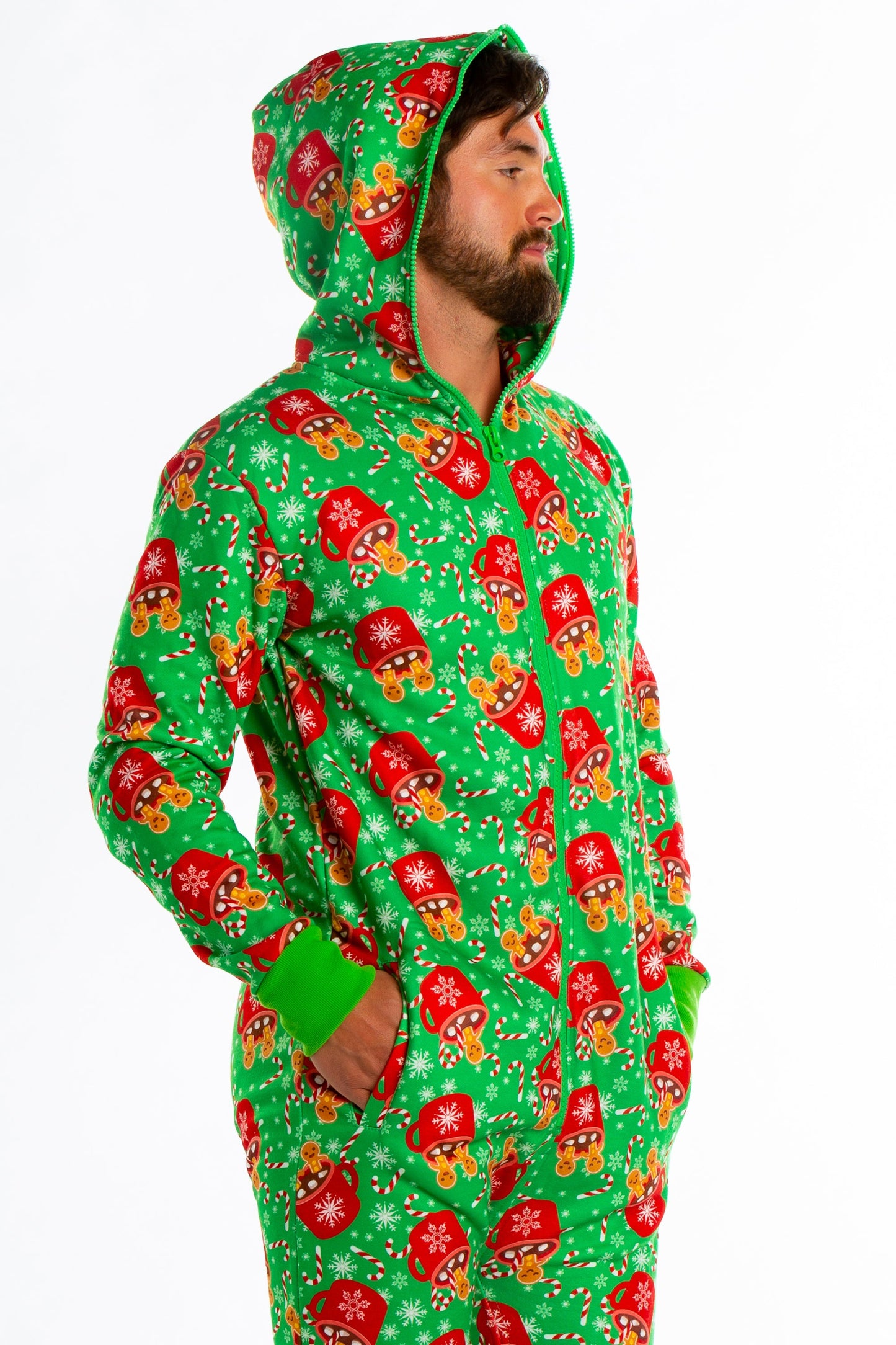  The Hot Cocoa-cuzzi | Gingerbread Christmas Onesie