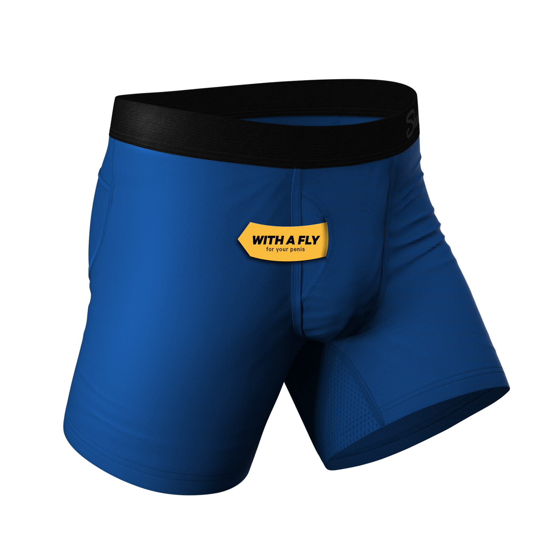  The Hurricane | Blue Cooling Ball Hammock® Underwear With Fly 3 Pack