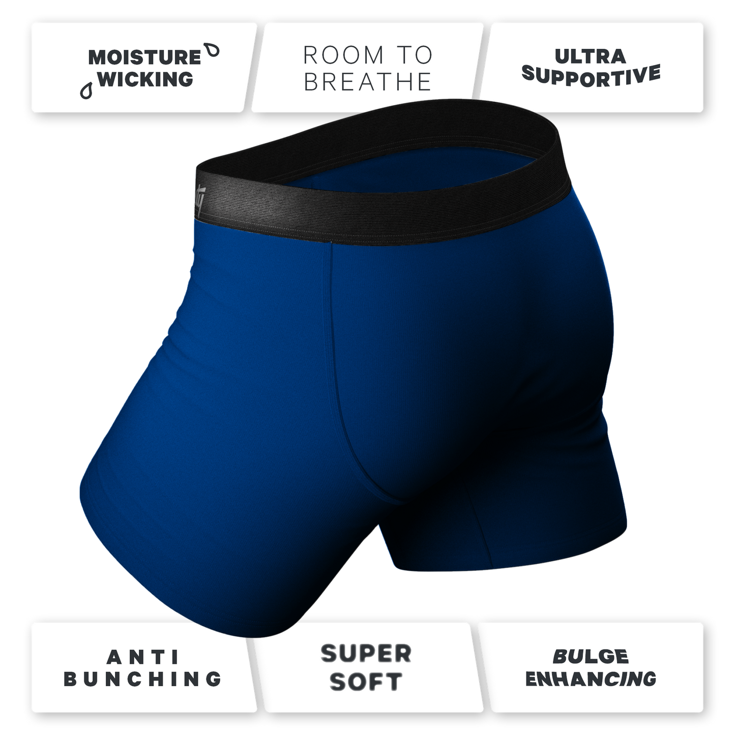  The Navy Nads | Ball Hammock® Pouch Underwear With Fly 3 Pack
