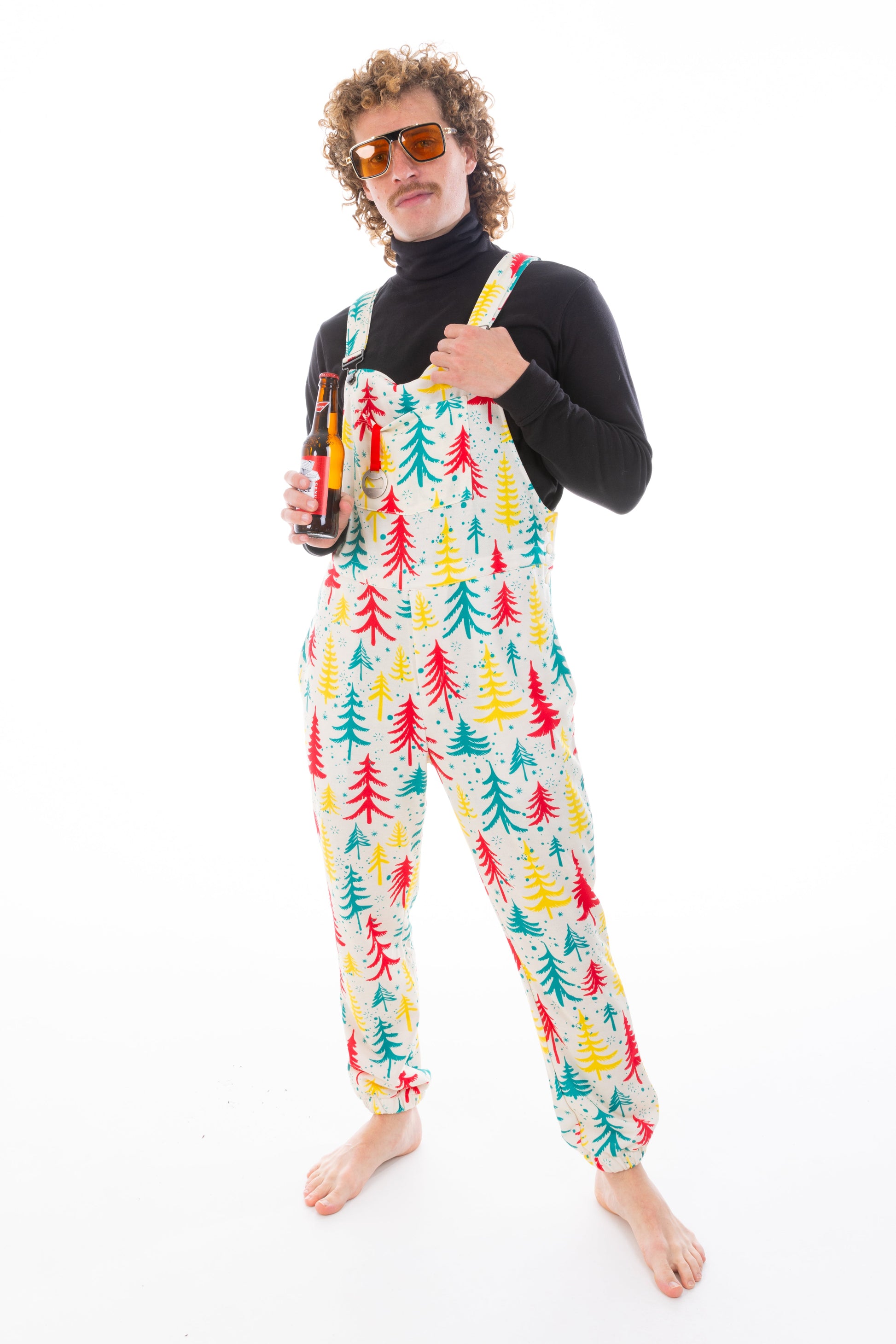  The Pine Tree Playboy | Retro Christmas Trees Pajamaralls®