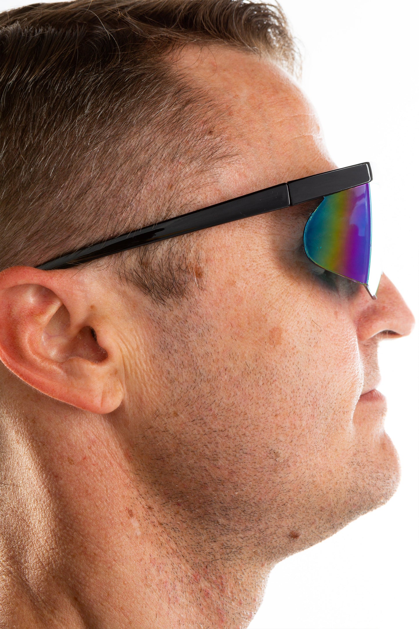  The Retrograde | Black And Orange Mirrored Sunglasses