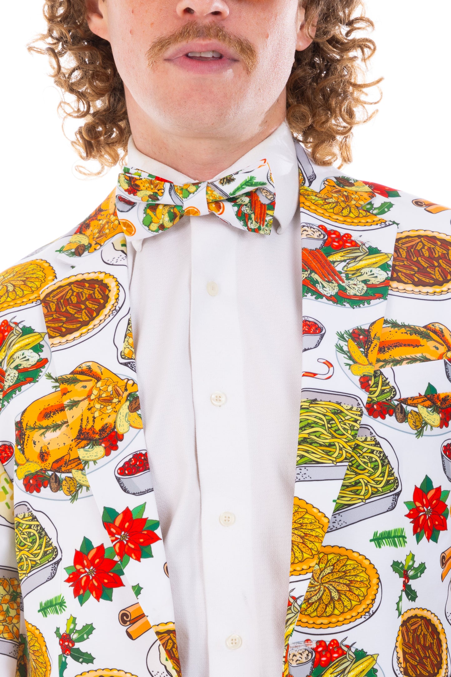  The Spread | White Thanksgiving Bow Tie