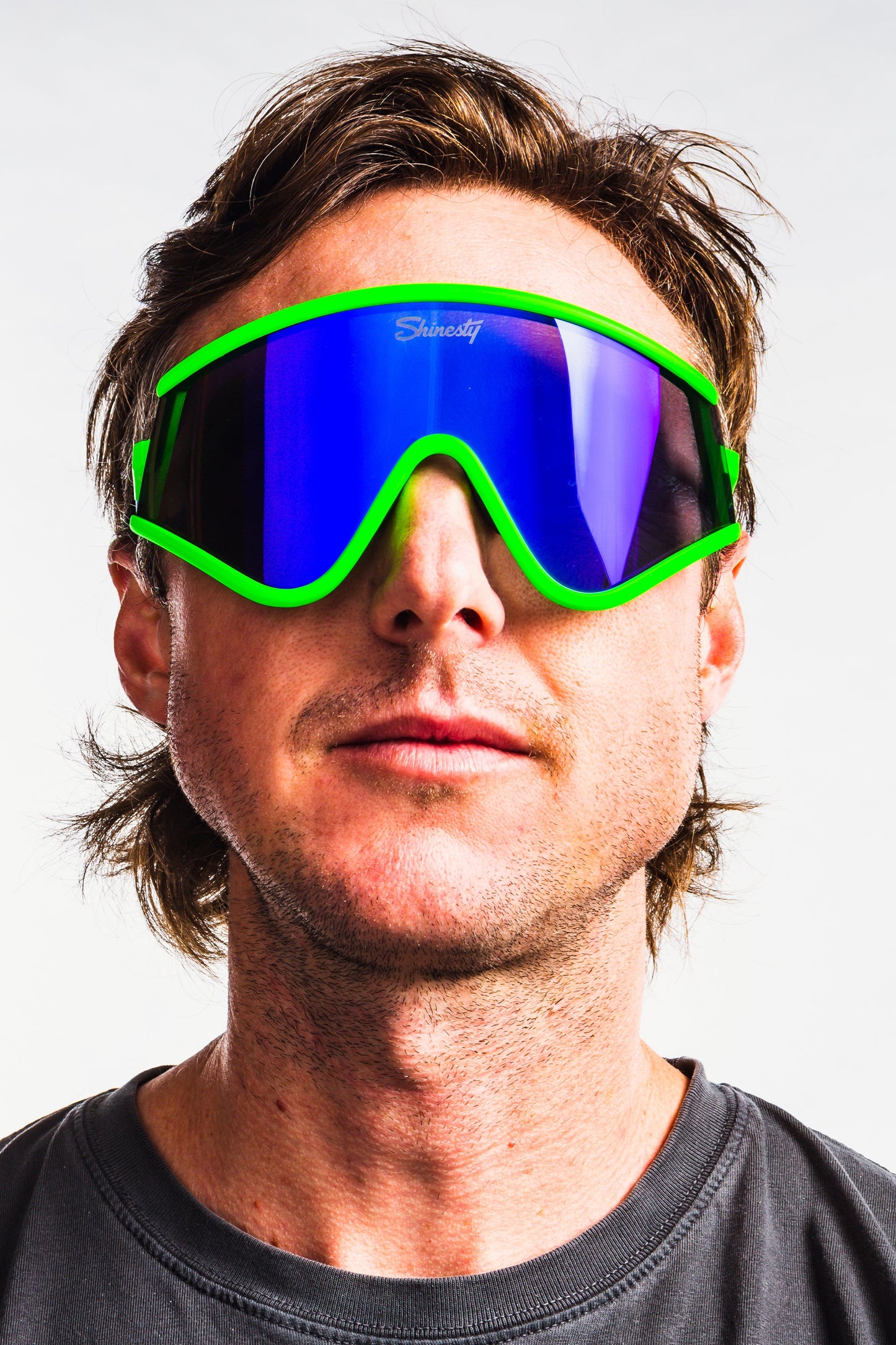  The Steep And Deep | Retro Neon Polarized Macho Sunglasses