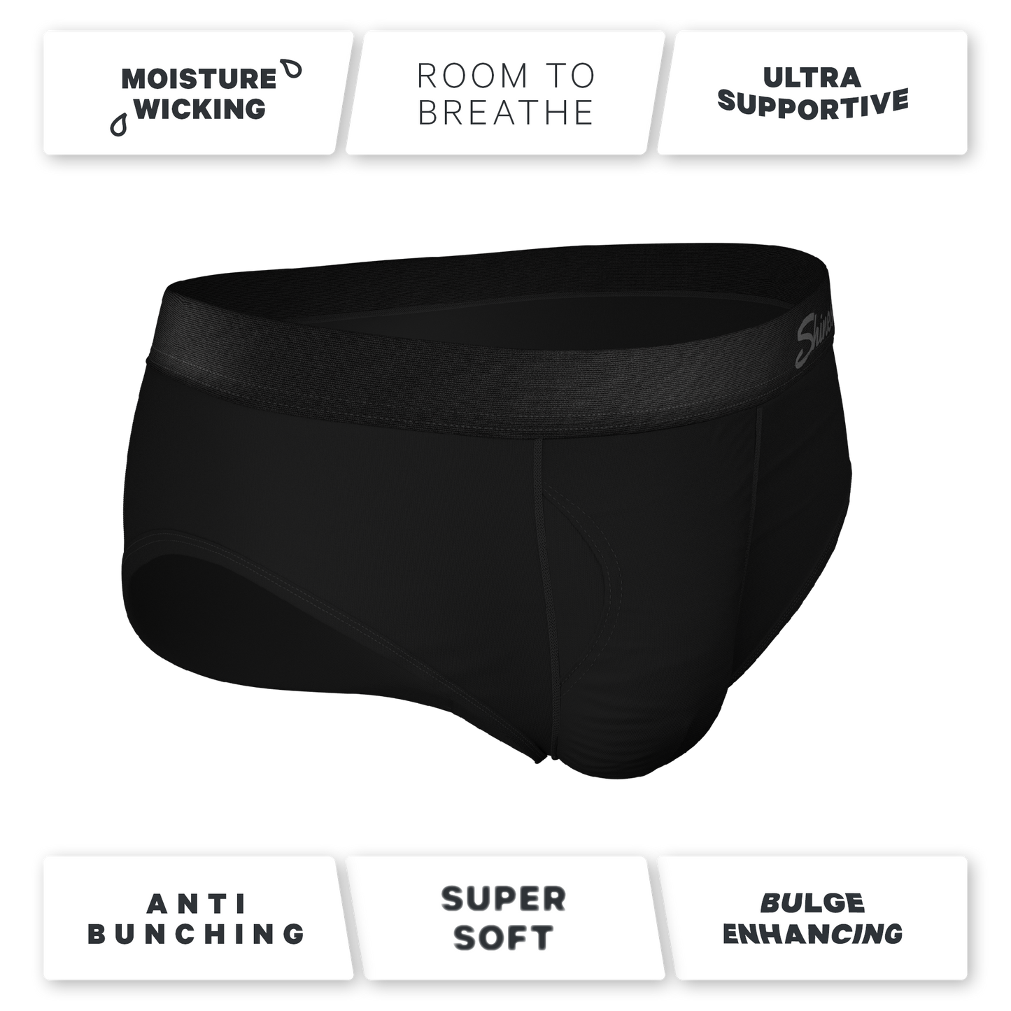  The Threat Level Midnight | Black Ball Hammock® Pouch Underwear Briefs 5 Pack