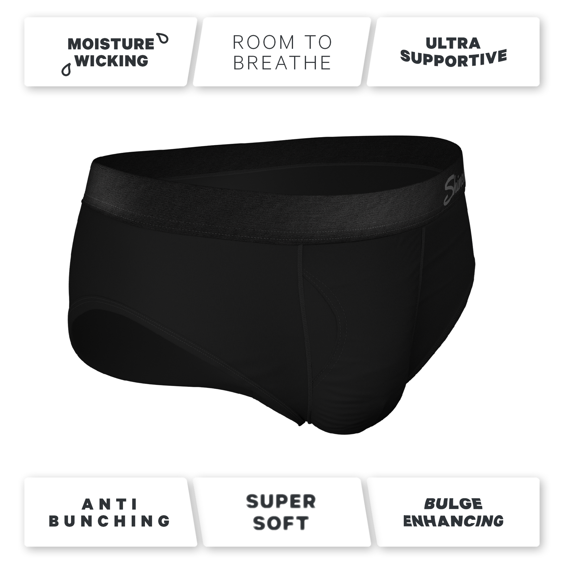  The Threat Level Midnight | Black Ball Hammock® Pouch Underwear Briefs 5 Pack
