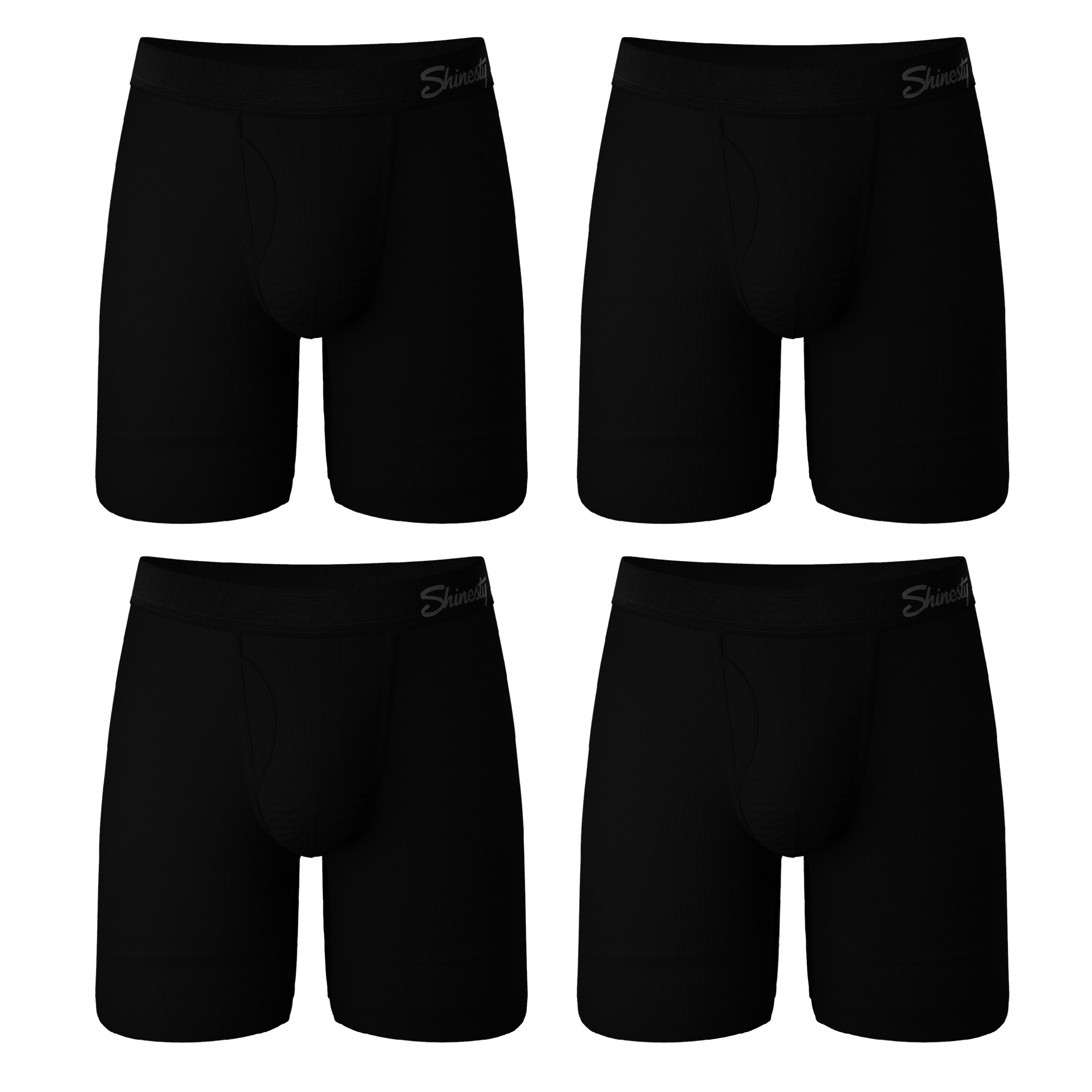  The Threat Level Midnight | Long Leg Black Ball Hammock® Pouch Underwear With Fly 5 Pack