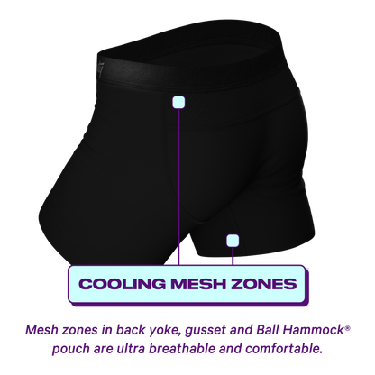  The Threat Level Midnight | Black ParadICE™ Cooling Ball Hammock® Underwear